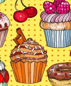 Cupcakes Paint By Numbers