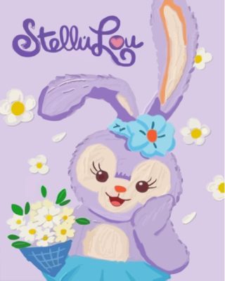 Cute Stellalou Rabbit Paint By Numbers