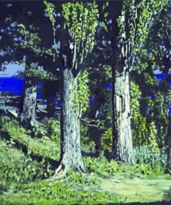 Cypresses On A Seashore The Crimea Kuindzhi Paint By Numbers