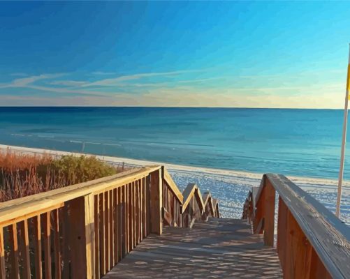 Destin Florida Seascape Paint By Numbers