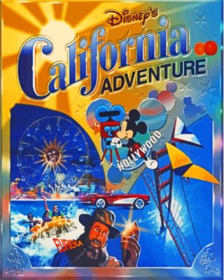 Disney California Adventure Paint By Numbers