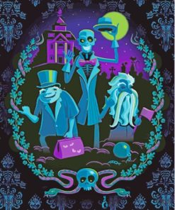 Disney Hitchhiking Ghosts Paint By Numbers