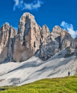 Dolomite Mountains Paint By Numbers