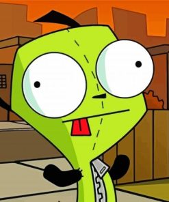 GIR Invader Zim Animation Paint By Numbers