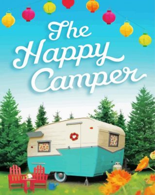 Happy Camper Paint By Numbers