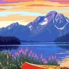Jackson Lake Poster Paint By Numbers