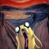 Jake The Dog Screaming Paint By Numbers