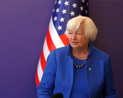 Janet Louis Yellen Paint By Numbers