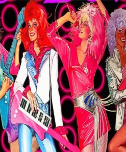 Jem And The Holograms Musical Serie Paint By Numbers