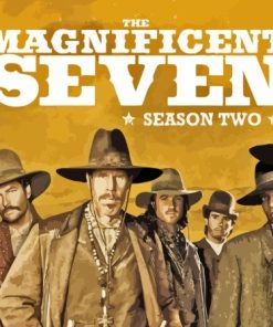 Magnificent Seven Poster Paint By Numbers