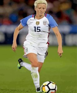 Megan Rapinoe Soccer Player Paint By Numbers