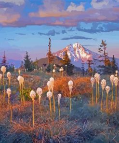 Mountain Beargrass Meadow Paint By Numbers