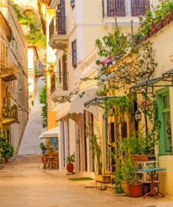 Nafplio City Streets Paint By Numbers