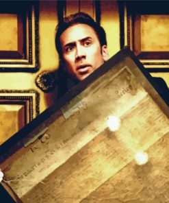 Nicholas Cage National Treasure Paint By Numbers