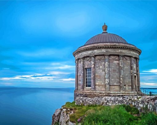 Northern Ireland Mussenden Temple Paint By Numbers