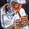 Old African Man And Cigar Paint By Numbers