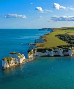 Old Harry Rocks Paint By Numbers