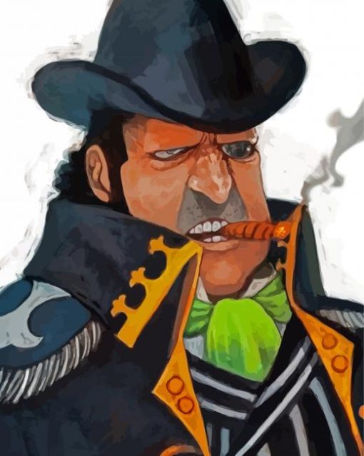 One Piece Capone Bege Paint By Numbers