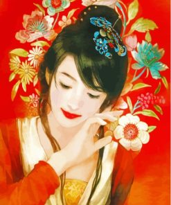 Oriental Lady Paint By Numbers