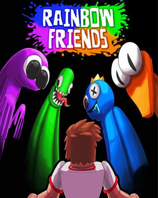 Rainbow Friends Poster - Paint By Numbers - PaintingByNumbers