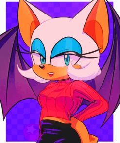 Rouge The Bat Paint By Numbers