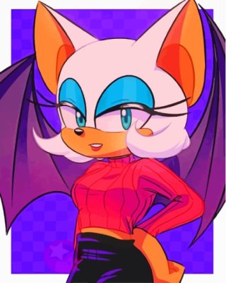 Rouge The Bat Paint By Numbers