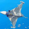 Saab JAS 39 Gripen Paint By Numbers
