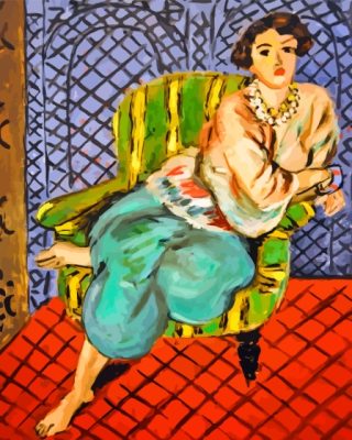 Seated Odalisque Henri Matisse Paint By Numbers