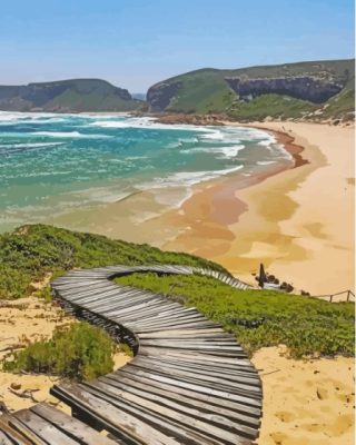 South Africa Plettenberg Bay Seaside Town Paint By Numbers