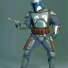 Star Wars Jango Fett Character Paint By Numbers
