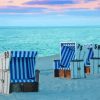 Sylt Beach Chairs At Sunset Paint By Numbers