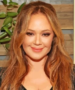The Beautiful Leah Remini Paint By Numbers