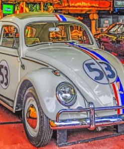 The Herbie Car Paint By Numbers