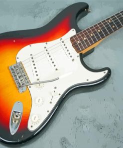 The Strat Guitar Paint By Numbers