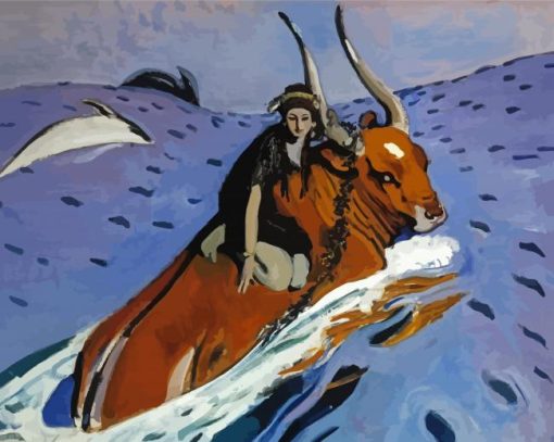 The Rape Of Europa Serov Paint By Numbers