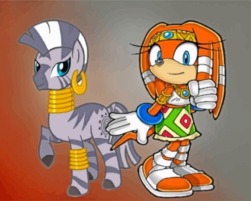 Tikal Sonic Art Paint By Numbers