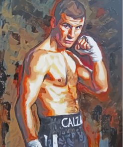 Abstract Joe Calzaghe Paint By Numbers