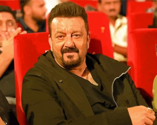 Actor Sanjay Dutt Paint By Numbers