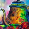 Aesthetic Abstract Teapot Paint By Numbers