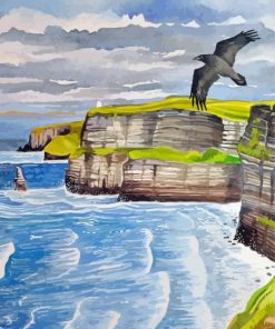 Aesthetic Cliffs Of Moher Paint By Numbers