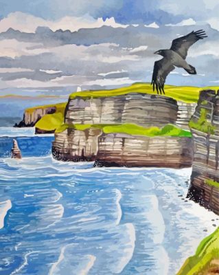 Aesthetic Cliffs Of Moher Paint By Numbers