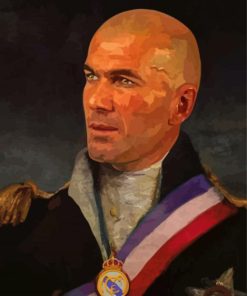 Aesthetic Zinedine Zidane Paint By Numbers