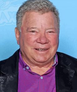 Aesthetic William Shatner Paint By Numbers