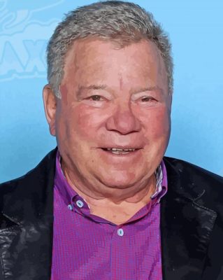 Aesthetic William Shatner Paint By Numbers