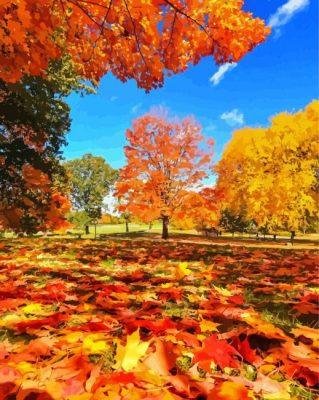 Autumn Central Park Paint By Numbers