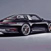 Black Porsche Targa Paint By Numbers