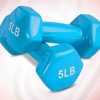 Blue Dumbbell Paint By Numbers