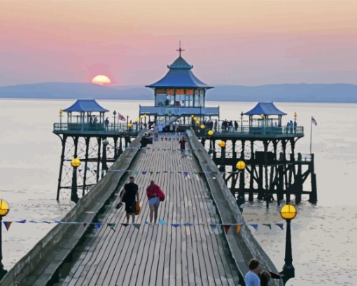 Clevedon Pier Paint By Numbers