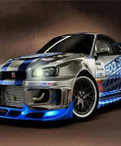 Skyline Gtr Paint By Numbers
