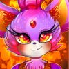 Cute Blaze The Cat Paint By Numbers